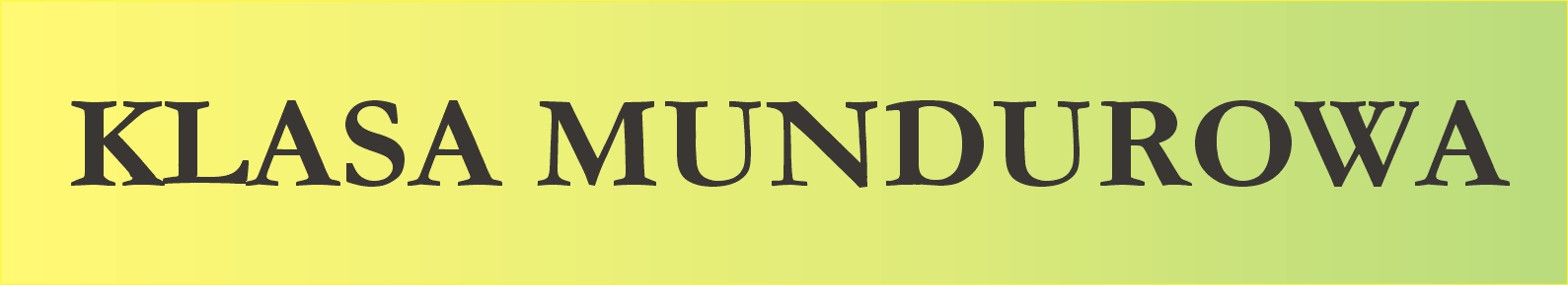 klasa mundurowa
